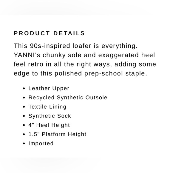 NIB Dolce Vita Yanni Leather Loafer, Sz 9.5 - Picture 5 of 5